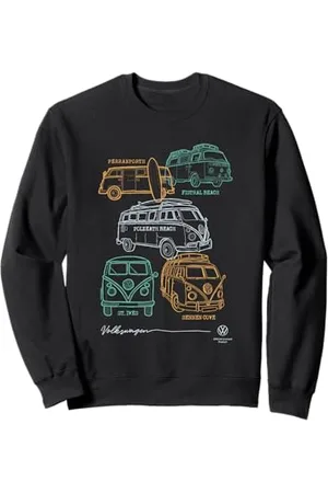 Volkswagen Campervans Britische Surfstrände Sweatshirt