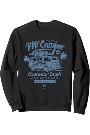 Volkswagen Der ikonische VW Camper Van Clearwater Beach Florida Sweatshirt