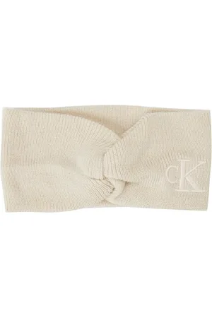 Calvin Klein Jeans Damen MONOGRAM EMBRO HEADBAND K60K612658, Grey (Birch), OS