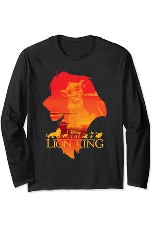 Disney Lion King Simba Silhouette Pride Logo Langarmshirt