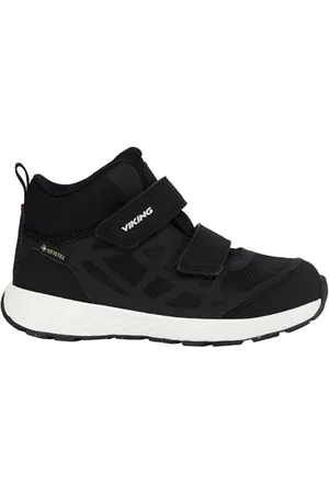 Viking Veme Reflex Mid GTX 2V Walking Shoe, Black/White, 23 EU