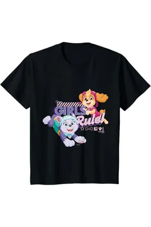 Paw Patrol Kinder - Everest Skye Girls Rule T-Shirt