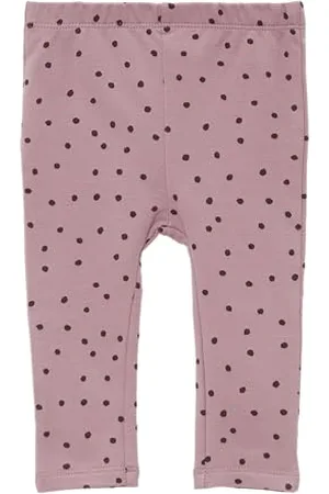 QS by s.Oliver Leggings mit All-Over-Print Lavendel 92