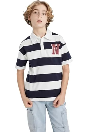 DeFacto Polo T-Shirt Jungen - Hochwertiges und trendiges Poloshirt für Jungs - T-Shirt Kinder Jungen