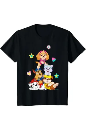 Paw Patrol Kinder - Chase Marshall Rubble Skye Everest T-Shirt