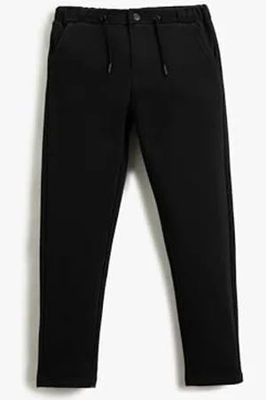 Koton Boys Basic Sweatpants Drawstring Button Closure Pocket Detail