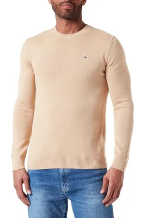 Tommy Hilfiger Herren Pullover Rundhalsausschnitt, (Tawny Sand), XXXL