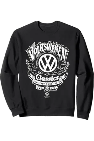 Volkswagen Flammendes VW-Biker-Logo von Sweatshirt