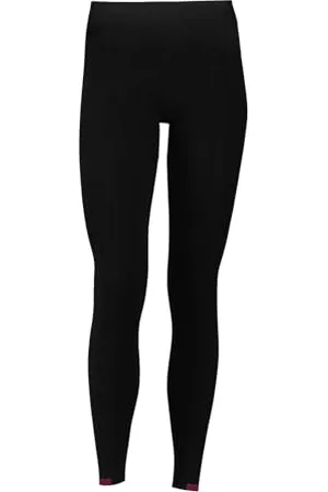 Calvin Klein Damen Legging Socken, Schwarz/Rosa, L
