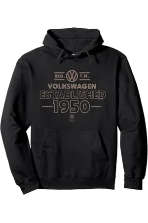 Volkswagen Gegründet 1950 Distressed Pullover Hoodie
