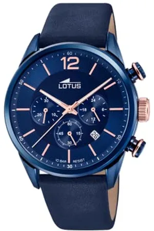 Lotus HerrenArmbanduhr Chronograph Quarz Leder 18681/2