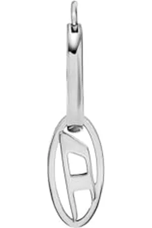 Diesel Oval D Logo Herren -Ton Edelstahl Ohrring, DX1601040