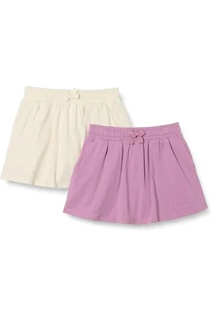 Amazon Mädchen Skort mit aufgesetzter Tasche, 2er-Pack, , 6-7 Jahre