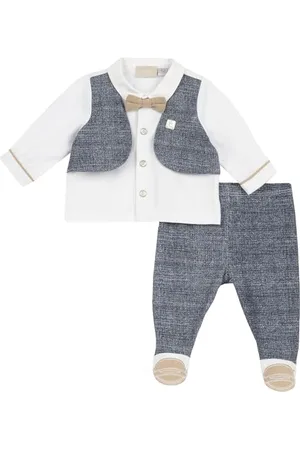 chicco Babyset met T-shirt en Shorts/Broekje en Sokjes, met Knopen op de Achterkant, Zachte Pasvorm, van Katoen, Machinewasbaar, 0-24 Maanden, Entworfen in Italien