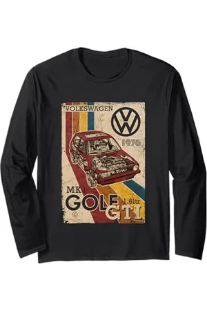 Volkswagen Golf GTI MK1, Retrokunst, 1976 Langarmshirt