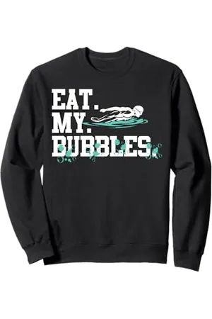 Hadley Designs Eat My Bubbles Schwimmteam Schwimmer Geschenk für Männer Frauen Kinder Sweatshirt