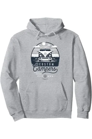 Volkswagen Typ 2 Campervan Custom Campers Pullover Hoodie