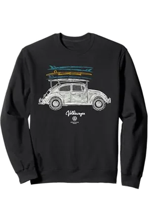 Volkswagen Beetle Surfboard Dachträger Sweatshirt