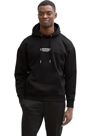 TOM TAILOR Herren 1045580 Sweatshirt, 29999-Black, L