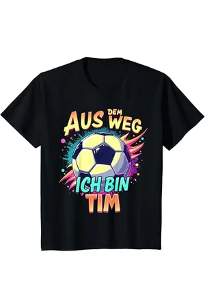 ARTIPALATI Kinder Name Tim Fußball Ich Bin Tim Geburtstag T-Shirt