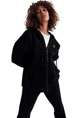 DeFacto Damen Z6571AZ Cardigan Sweater, Black, S