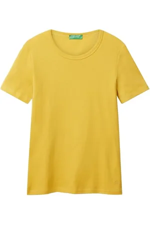 Benetton Damen 3ga2e16a0 T-Shirt, , Large