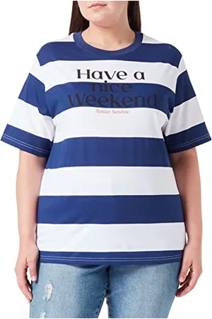 Benetton Damen 35u4d103e T-Shirt, , Medium