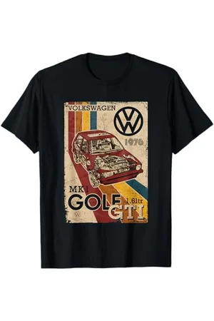 Volkswagen Golf GTI MK1, Retrokunst, 1976 T-Shirt