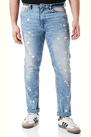 Southpole Herren Stretch Signature Denim Hose, , 30/32