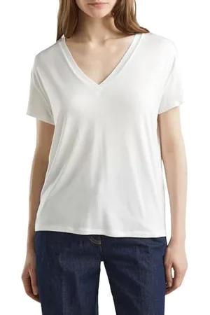 Benetton Damen 3z12d400t T-Shirt, , X-Small