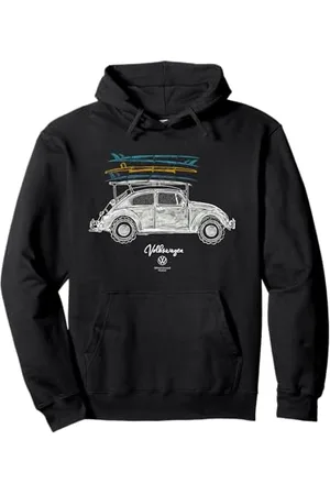 Volkswagen Beetle Surfboard Dachträger Pullover Hoodie