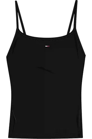 Tommy Hilfiger Damen Top Essential Strap mit Spaghettiträgern, Schwarz (Black), XL