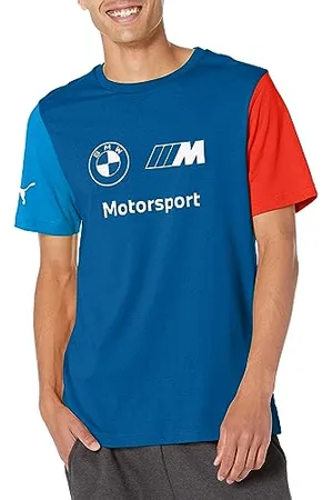 PUMA Herren BMW M Motorsport Essentials Logo T-Shirt, Farbe: Pro Blue-M, L