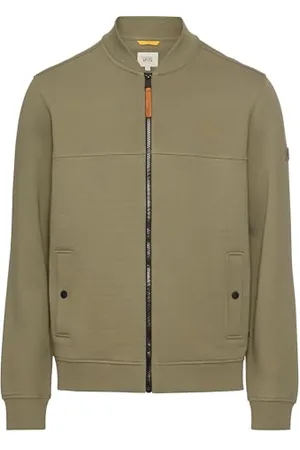Camel Active Herren Sweatjacke mit Stehkragen menswear-3XL