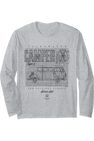 Volkswagen Typ 2 VW Camper Van Der Original Classic Langarmshirt