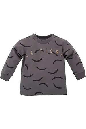 Pinókio Baby Blouse Long Sleeve Le Tigre, 95% Coton 5% Elastane with Tiger Stripes, Boys Gr. 62-104 (68)