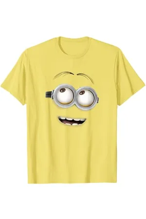 Minions Despicable Me Dave Looking Up Big Face Smile T-Shirt