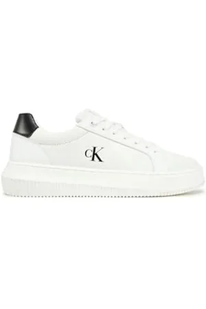 Calvin Klein Herren Chunky Cupsole Mono LTH Ym0ym01317 Low Top, White (Bright White/Black), 42 EU
