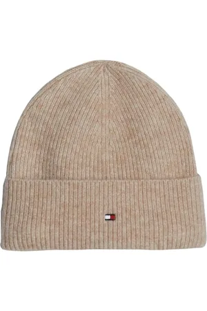 Tommy Hilfiger Damen Strickmütze Essential Flag Fuzzy Beanie mit Logo, , Einheitsgröße