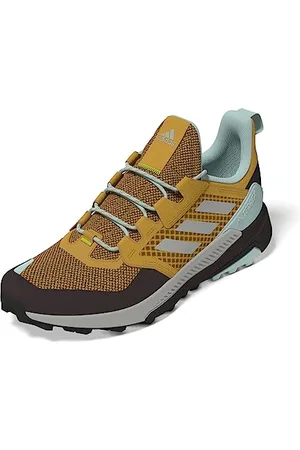 adidas Damen Terrex Trailmaker Walking Shoe, Preloved Yellow/Wonder Silver/Semi Flash Aqua, 36 EU