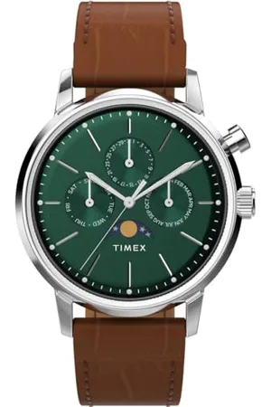 Timex Herren Multi Zifferblatt Armbanduhr Marlin Moonphase