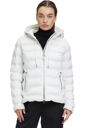 Betty Barclay Damen Steppjacke mit Kapuze Rohweiß,40