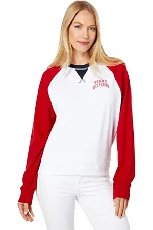 Tommy Hilfiger Damen Rundhalsausschnitt Sweatshirt, , 42