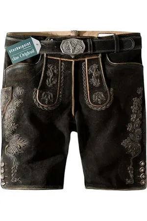 Stockerpoint Oliver Herren Trachtenlederhose, , 48
