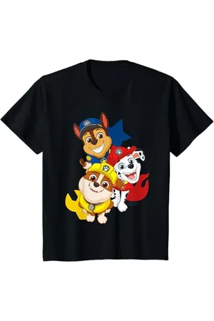 Paw Patrol Kinder - Chase Marshall Rubble T-Shirt