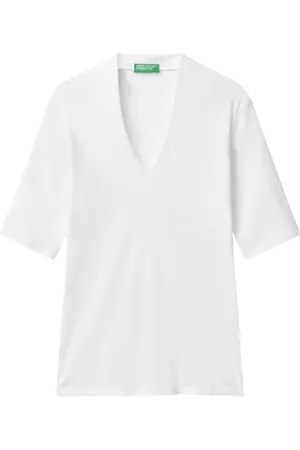 Benetton Damen 3ga2d400u T-Shirt, , Medium