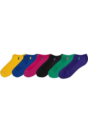 Ralph Lauren Damen Performance Cotton Low Cut Socks-6 Pair Pack-Breathable Mesh & Sport Cushioning Niedrig geschnittenes Halbkissen, , 36.5-43 EU (6er