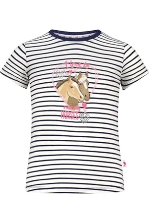 Salt & Pepper BY KIDS PARK Mädchen Pferde Stickmotiv und Pailletten T-Shirt, , 92 cm-98 cm