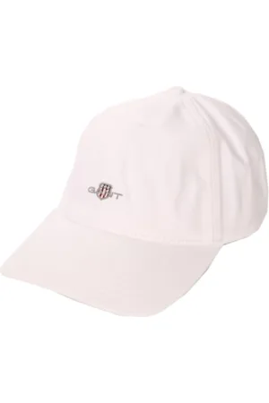 GANT Unisex. Cotton Twill Cap, White, Standard