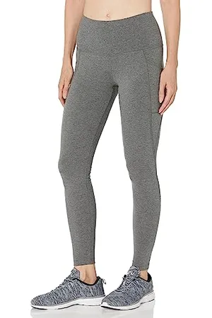 Jockey Damen Baumwolle Stretch Basic Knöchel Legging mit Seitentasche, , M